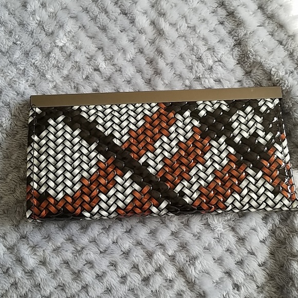 Small clutch multi color brown cream orange - Picture 6 of 7
